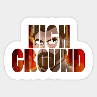 High Ground Sticker